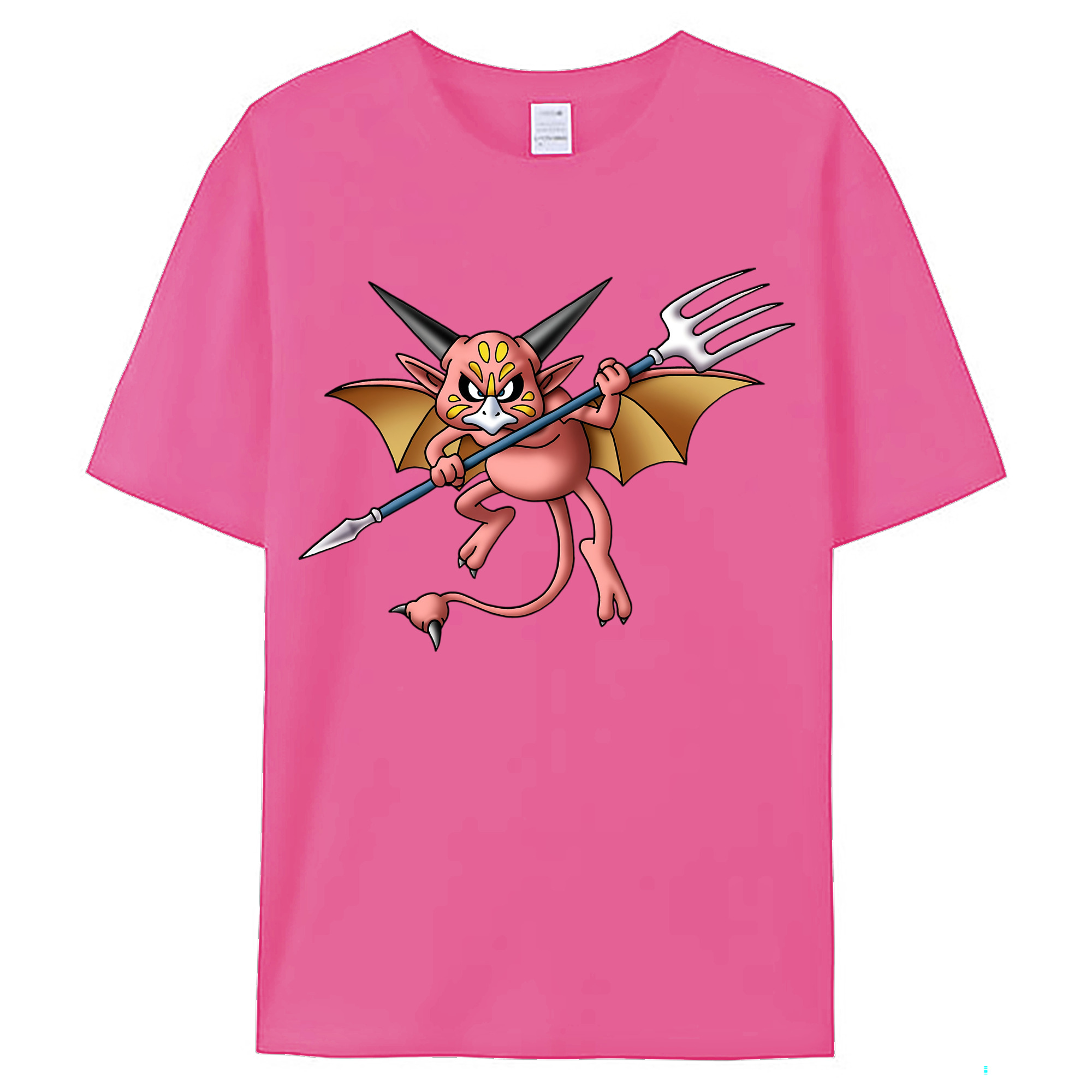 （画像用） ドラゴンクエスト Doragon Kuesuto Dragon Quest レディースカジュアルプリントTシャツ（綿100％）